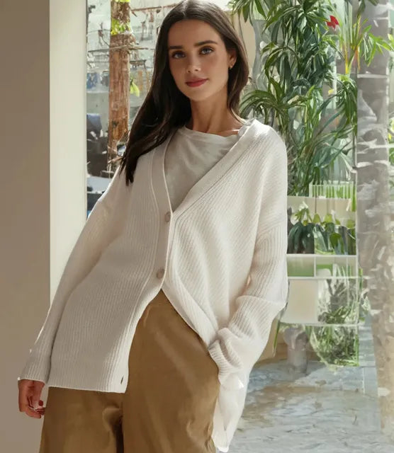 cashmere cardigan