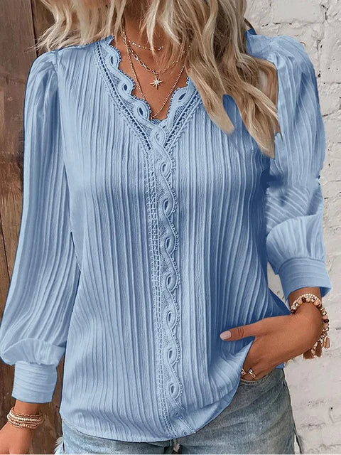 Valenzora - Elegant solid lace tops
