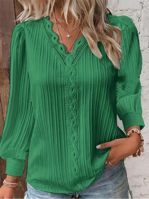 Valenzora - Elegant solid lace tops
