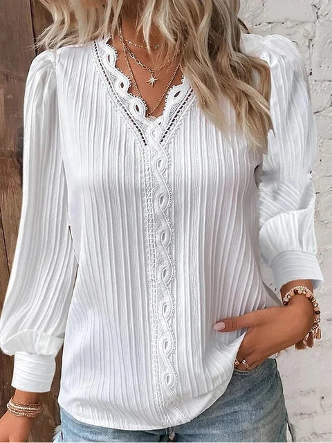 Valenzora - Elegant solid lace tops