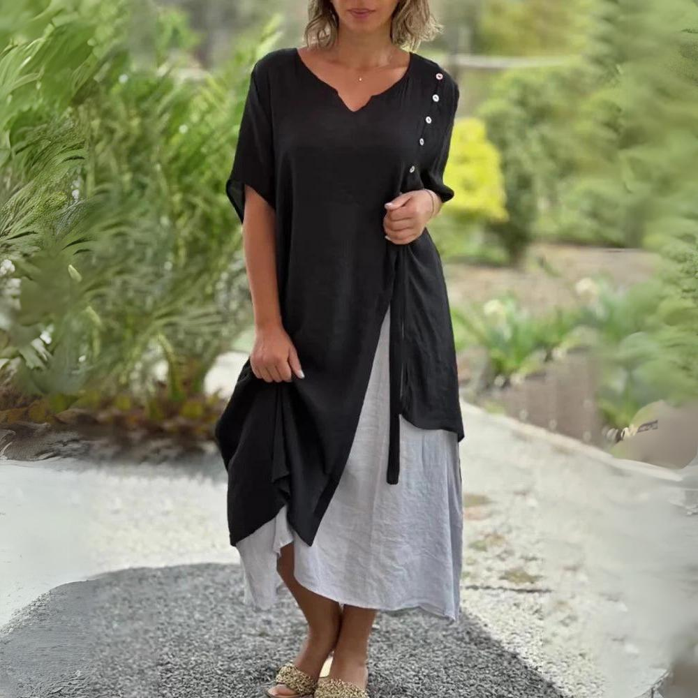 Valenzora | Lässiges asymmetrisches Kleid
