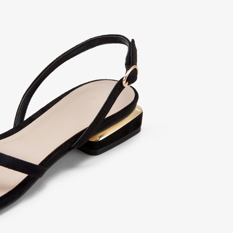 Valenzora | Mrs. Wonderful Goldene High-Heel-Sandale