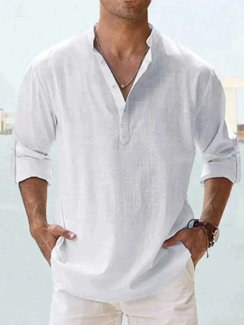 Valenzora | Linen shirt with breathable fabric