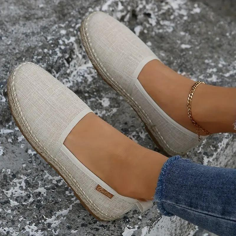 Valenzora | Espadrilles, flache, leichte Leinenschuhe