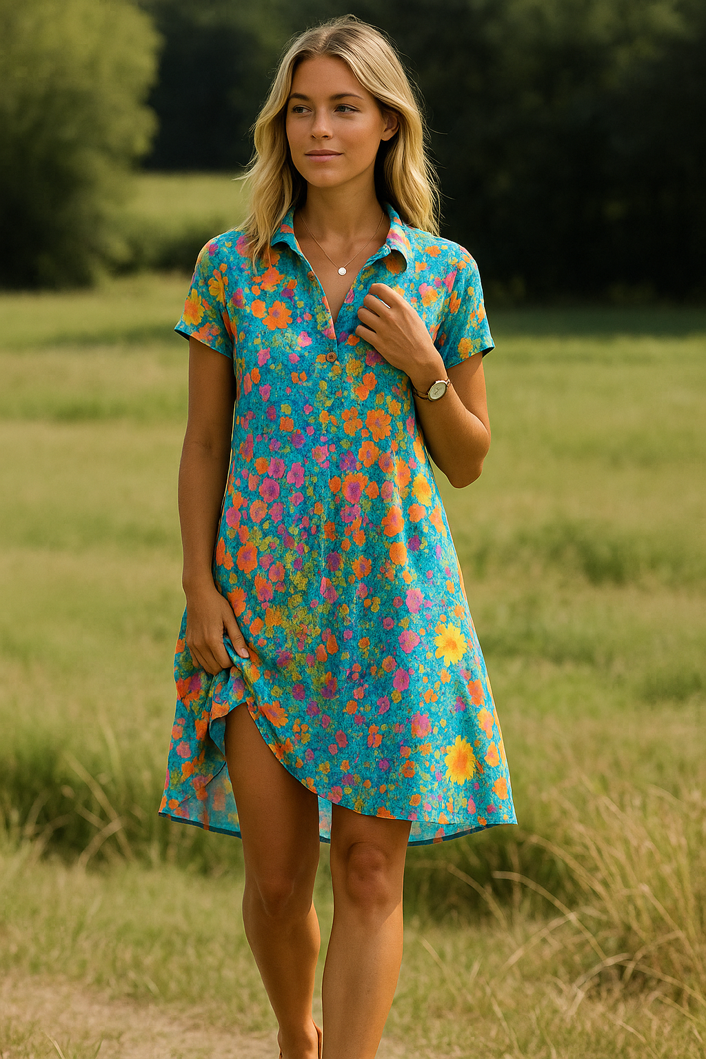 Riviera Calm Summer Glamour Robe