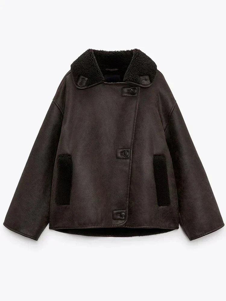 Valenzora | Vintage leather jacket for women