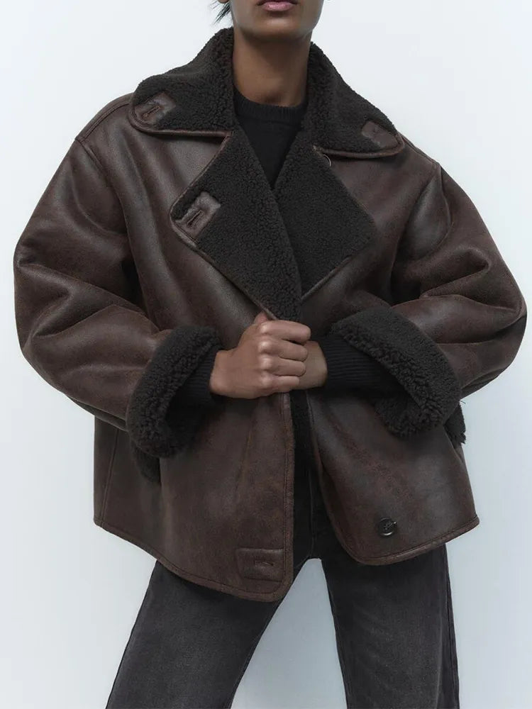 Valenzora | Vintage leather jacket for women