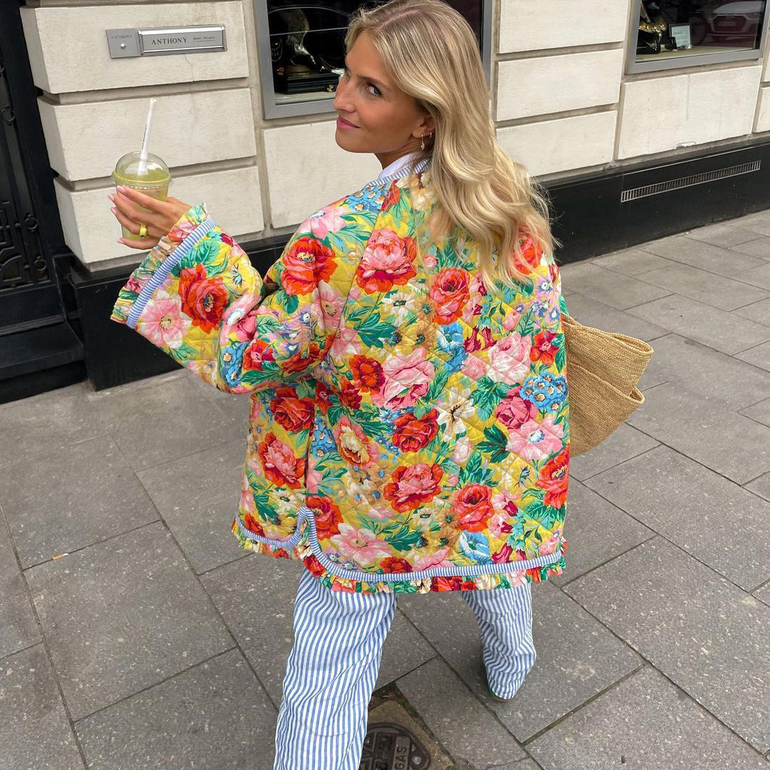 Valenzora | Stilvolle Blumen-Sommerjacke
