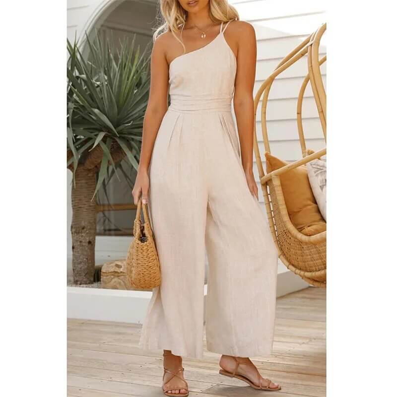 Valenzora | Backless Double Band Jumpsuit