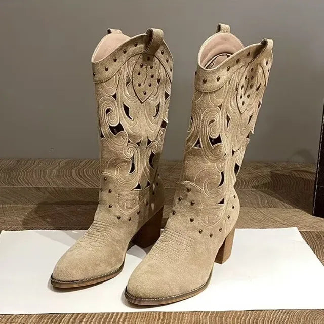 Valenzora | Western Ankle Boots