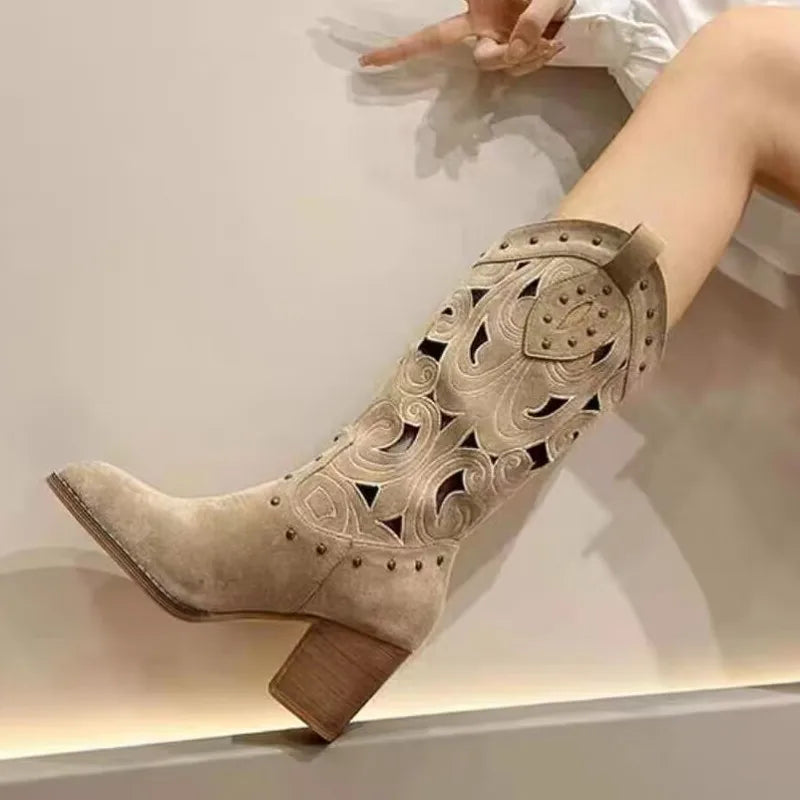 Valenzora | Western Ankle Boots