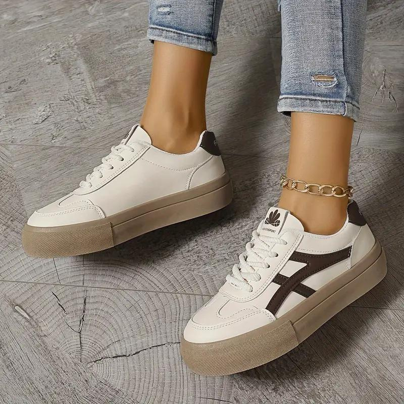 Valenzora | Sneakers, Thick Sole, Lace-up, Low Top Sneakers, Skate Shoes