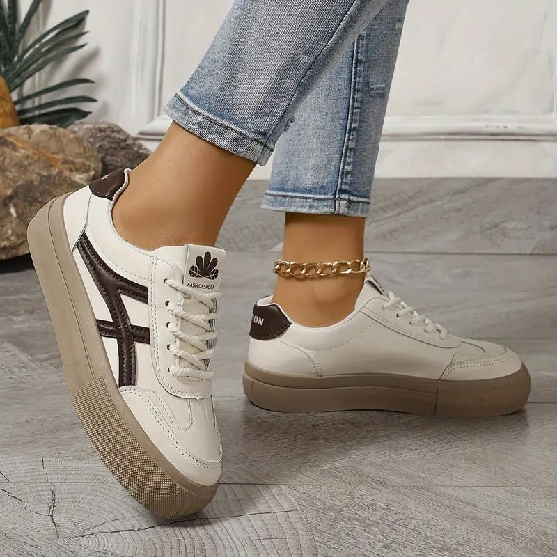 Valenzora | Sneakers, Thick Sole, Lace-up, Low Top Sneakers, Skate Shoes