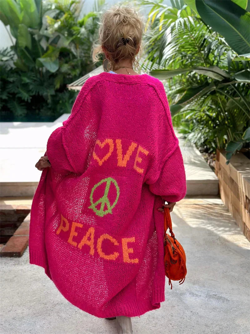 Love and Peace Cardigan