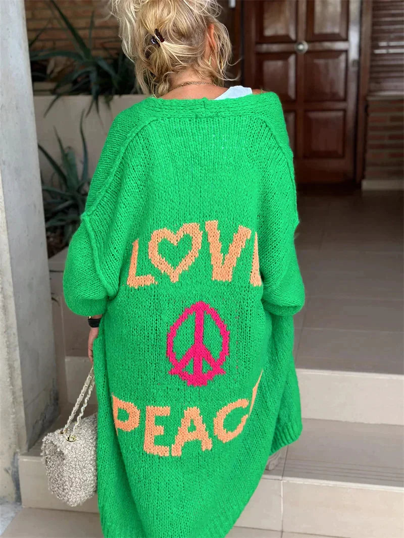 Love and Peace Cardigan