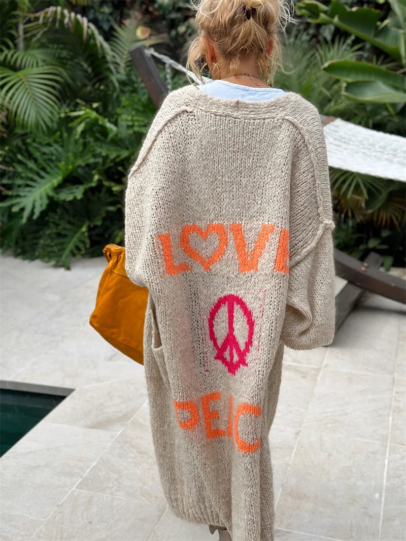 Love and Peace Cardigan