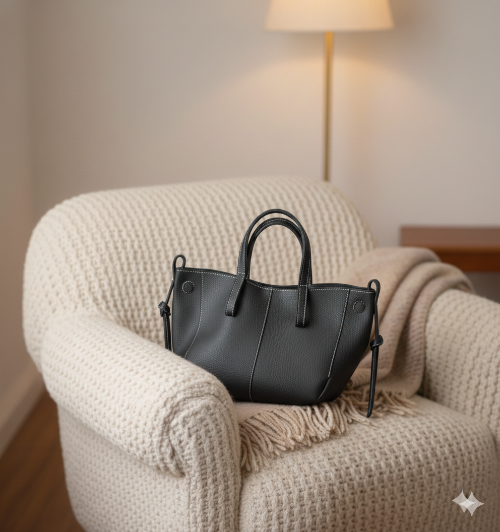 Valenzora | Luxuriöser Leder-Shopper