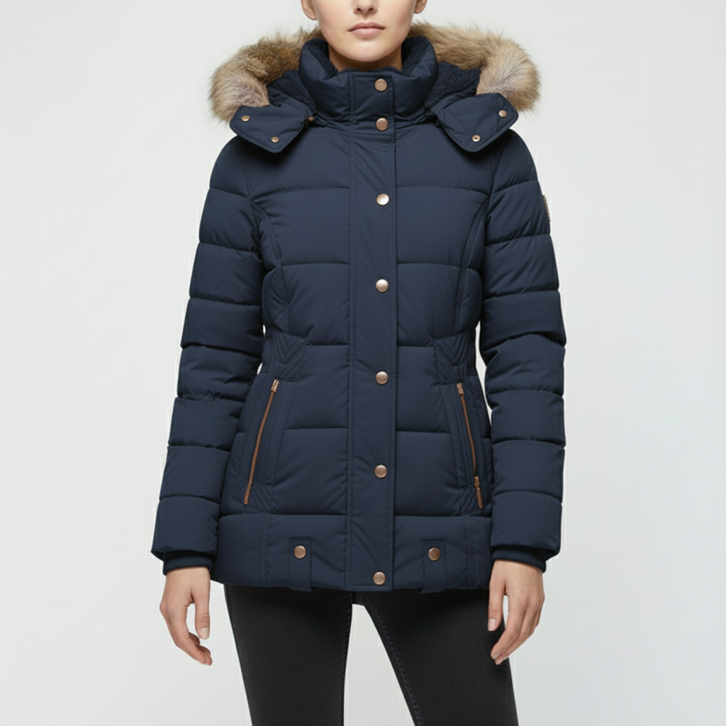 Valenzora | Valenzora Women's Winter Jacket | With fur lining, windproof & stylish
