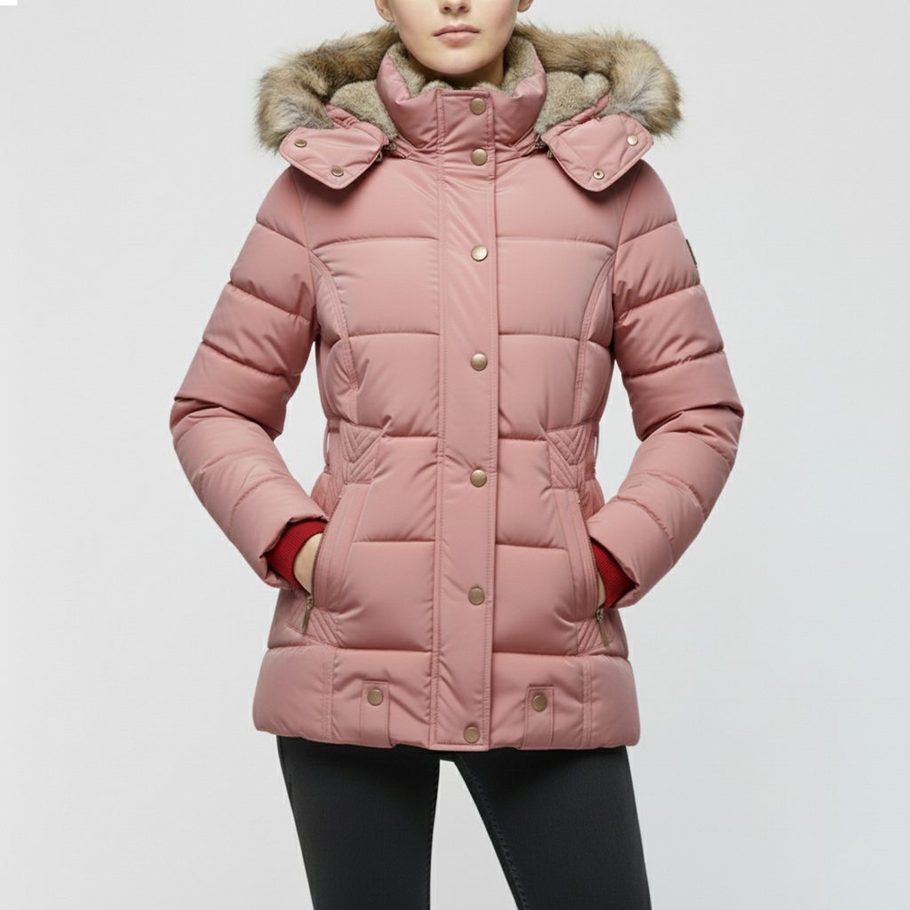 Valenzora | Valenzora Women's Winter Jacket | With fur lining, windproof & stylish