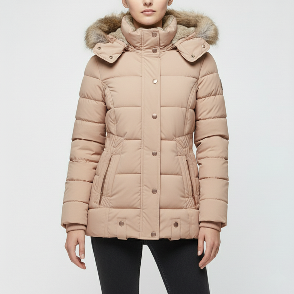 Valenzora | Valenzora Women's Winter Jacket | With fur lining, windproof & stylish