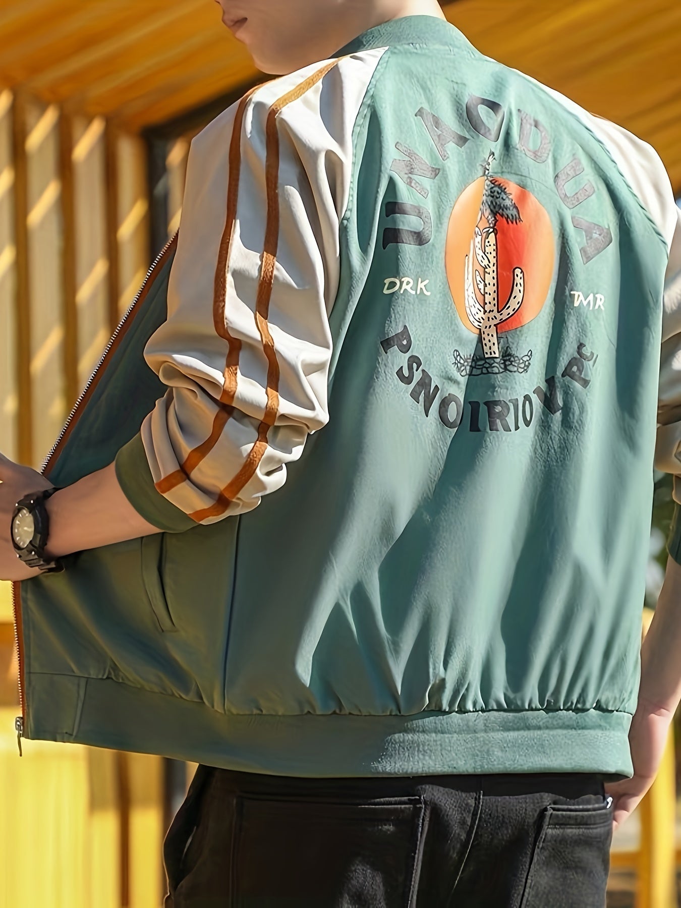 Valenzora | Stylische Color-Block-Jacke im sportlichen Look