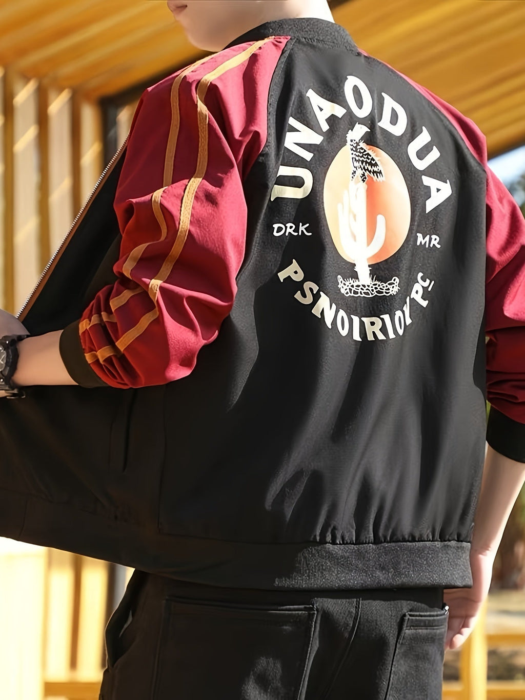 Valenzora | Stylische Color-Block-Jacke im sportlichen Look
