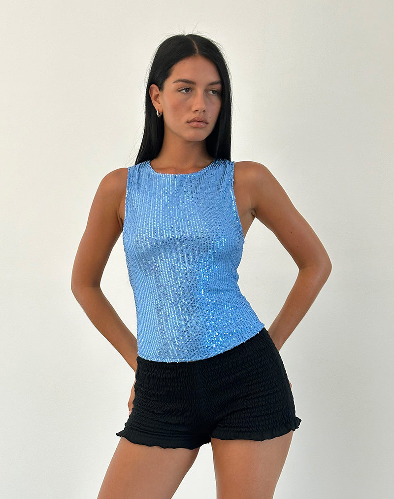 Valenzora | Sparkling Sequin Top For A Glamorous Look