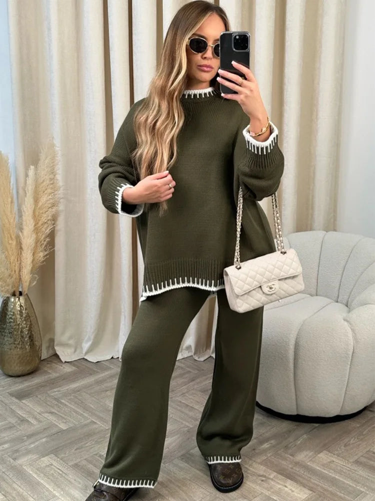 Knitted Loungewear Set