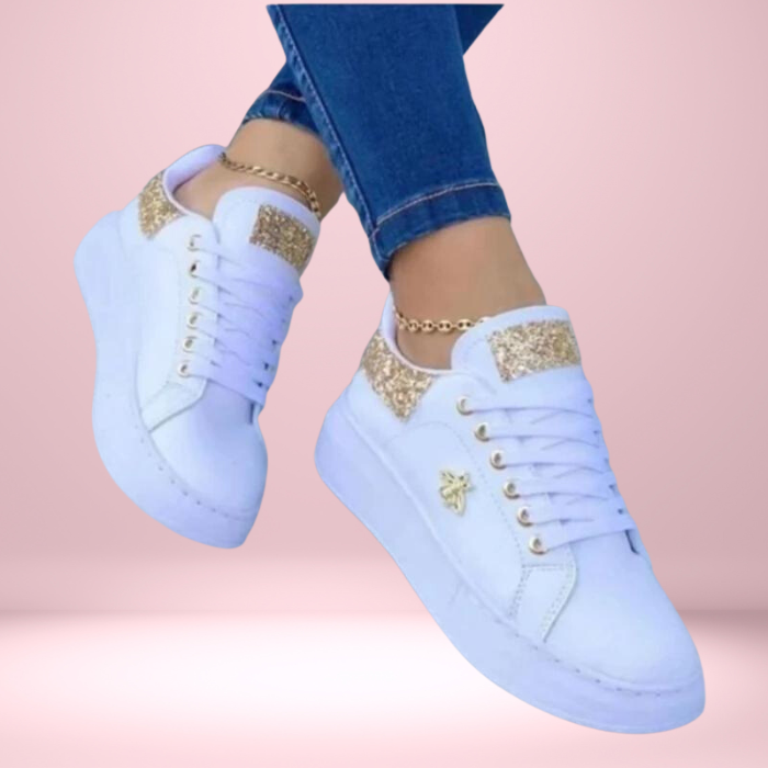 Valenzora | Sneakers Step In style With our shimmering, glitter-embellished sneakers