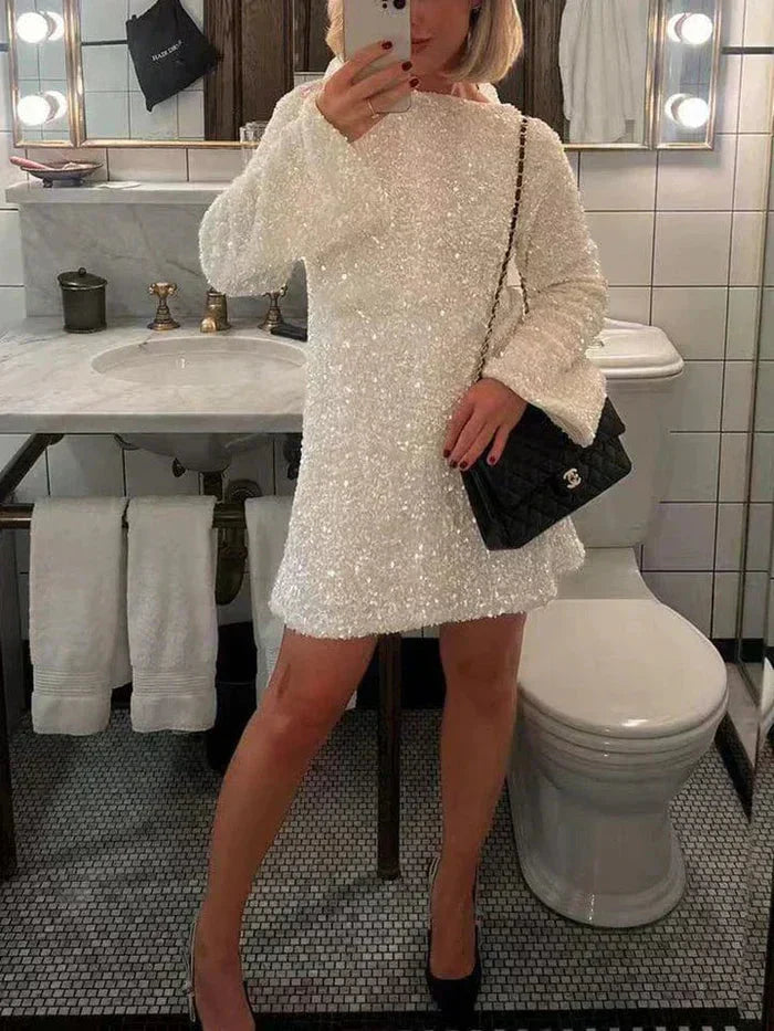 Valenzora | Long-sleeved mini Valenzora | Party dress