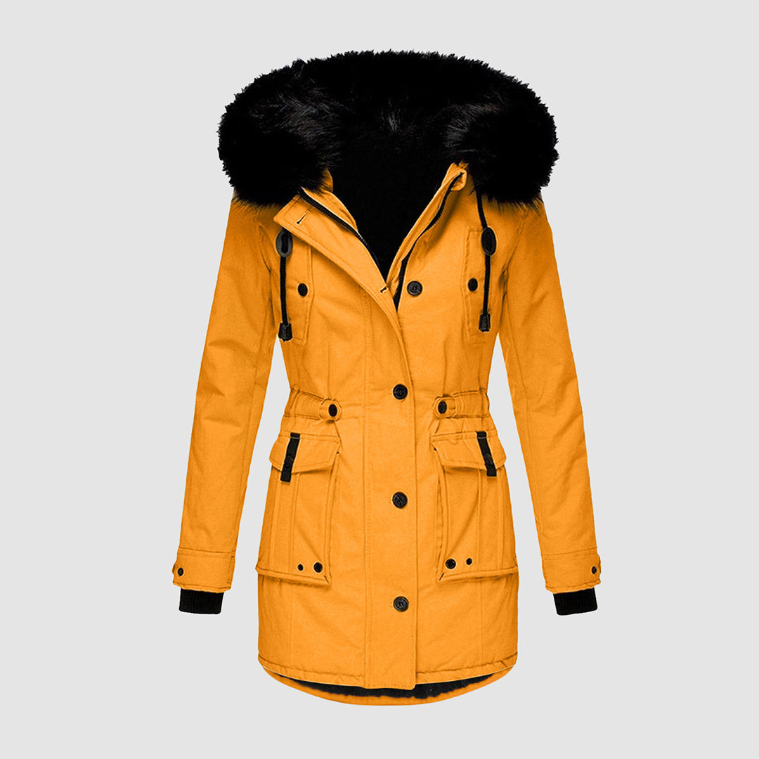 Valenzora - Waterproof winter jacket with hood for women