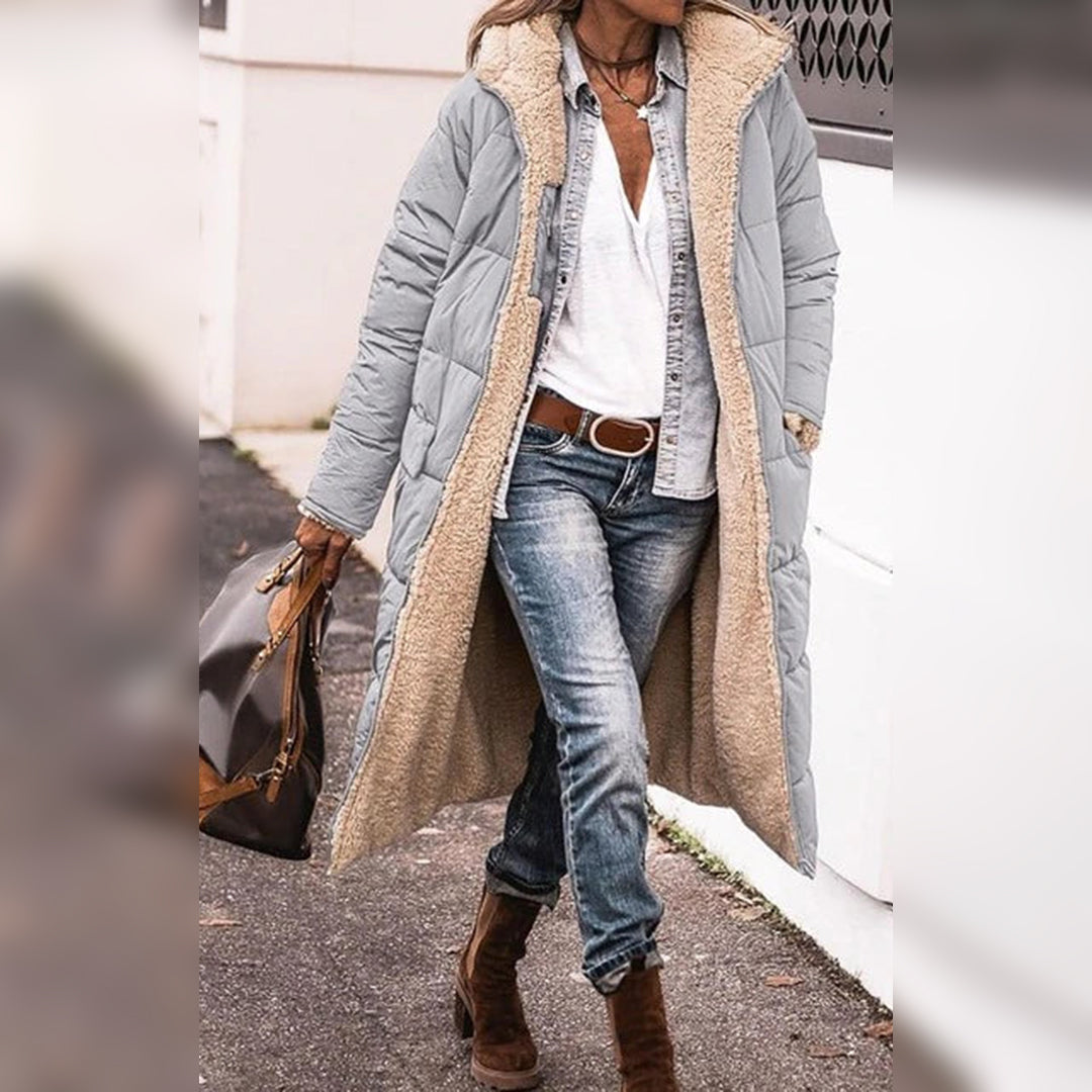 Valenzora | Wende-Pufferjacke für Damen – Stylische und warme Winterjacke