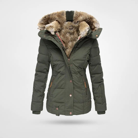 Valenzora – Warme, modische Winterjacke mit Futter und Kapuze