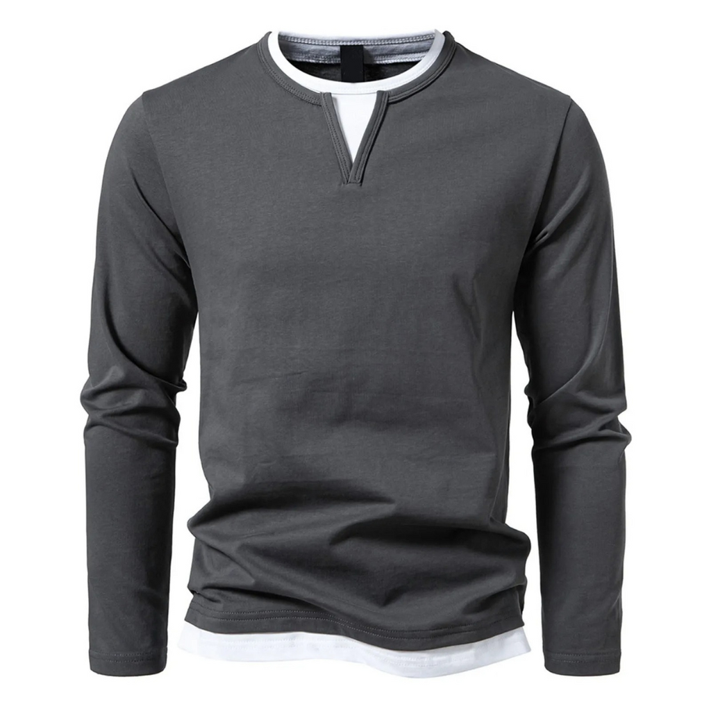Valenzora | Long-sleeved cotton T-shirt