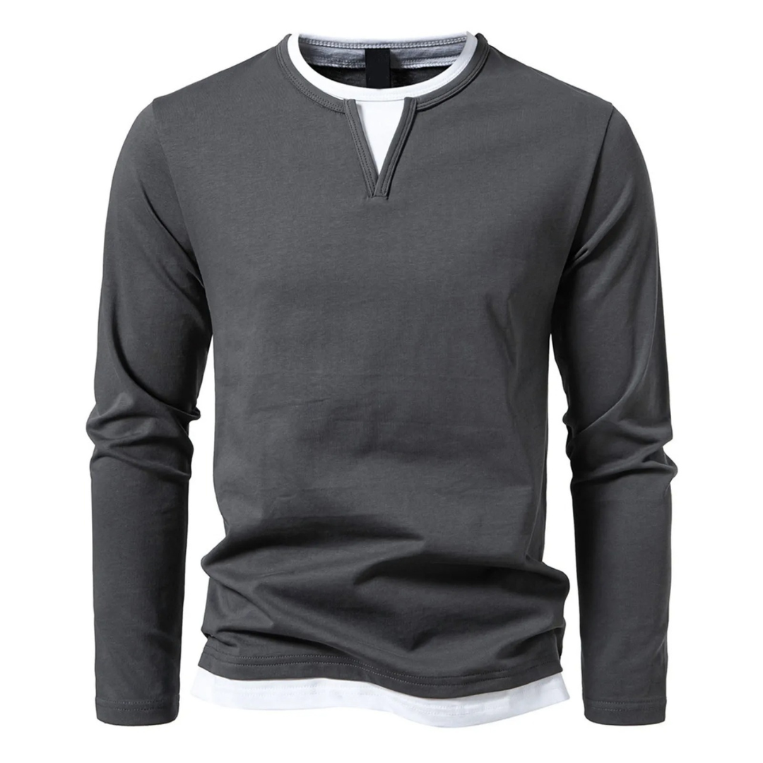 Valenzora | Langärmeliges Baumwoll-T-Shirt
