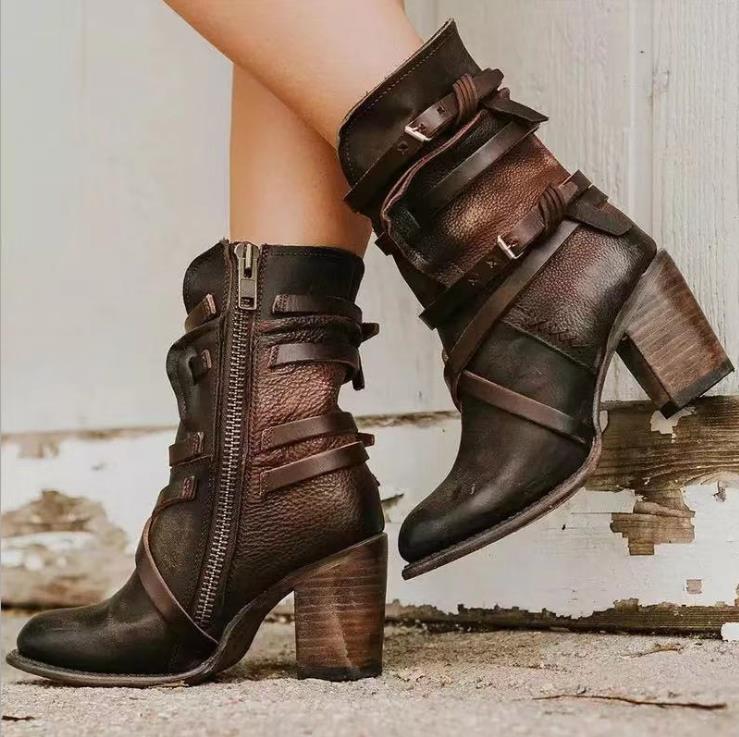 Valenzora - Women's Leather Boots