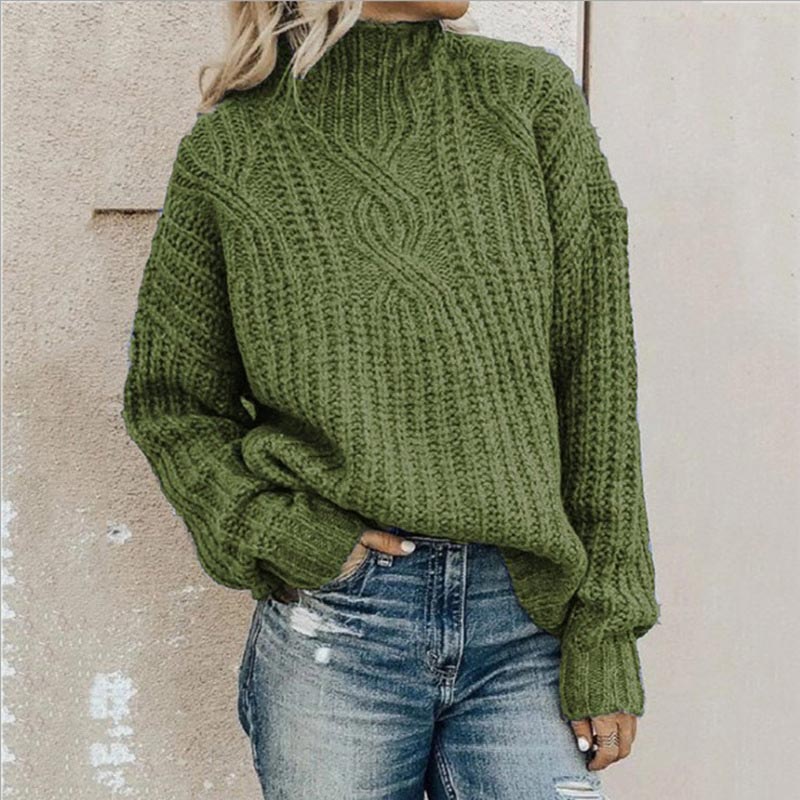 Großer Rollkragenpullover