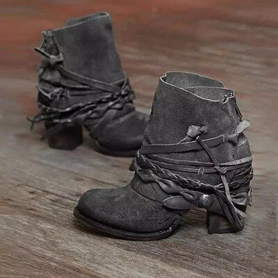Valenzora | Boho-Wickelstiefel