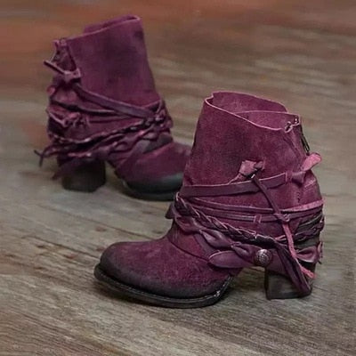 Valenzora | Boho-Wickelstiefel