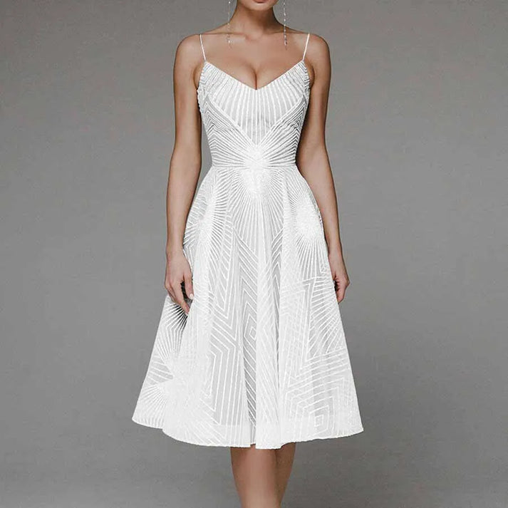 Ein Kleid voller Eleganz und Anmut.