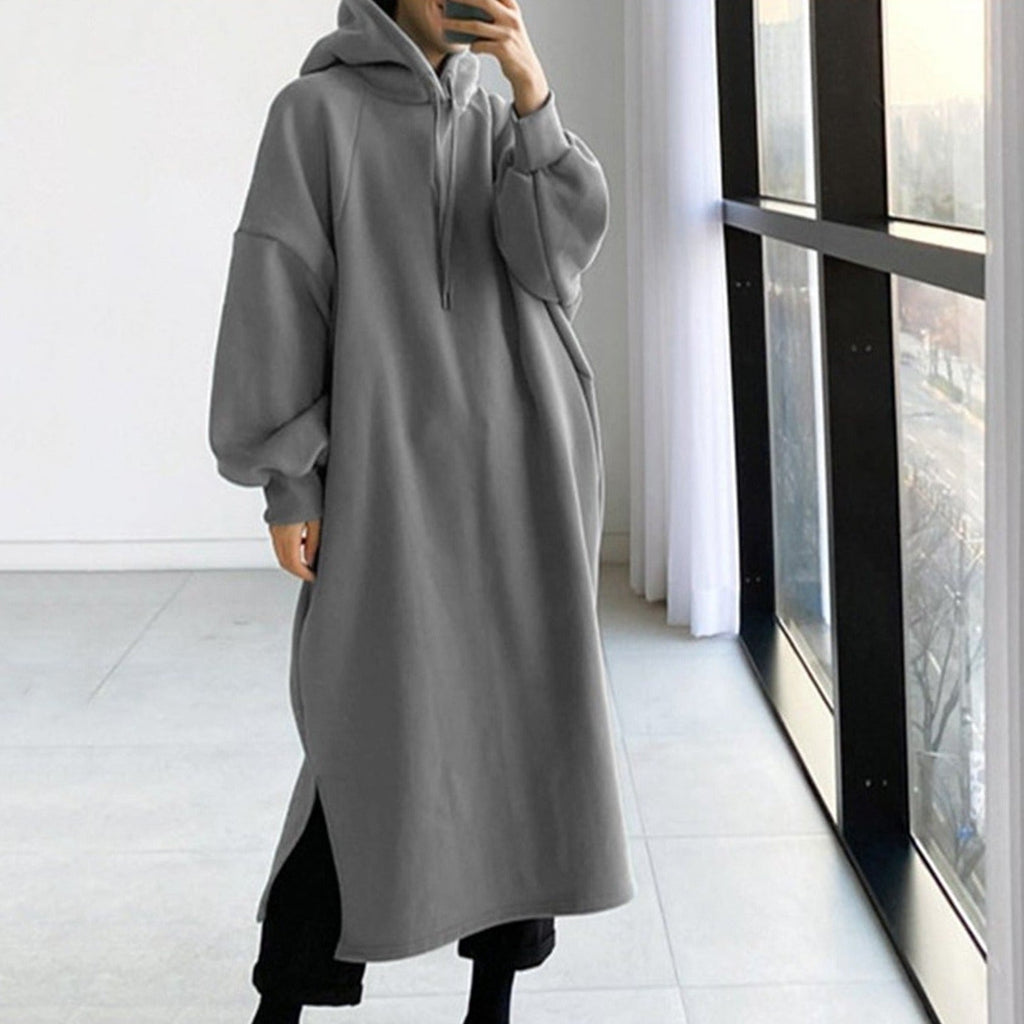 Valenzora - Casual long-sleeved pullover with hood