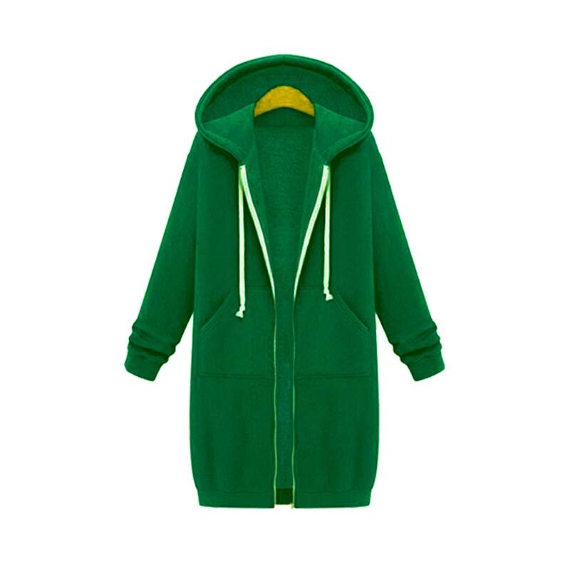 Valenzora | Long, stylish sweatshirt jacket