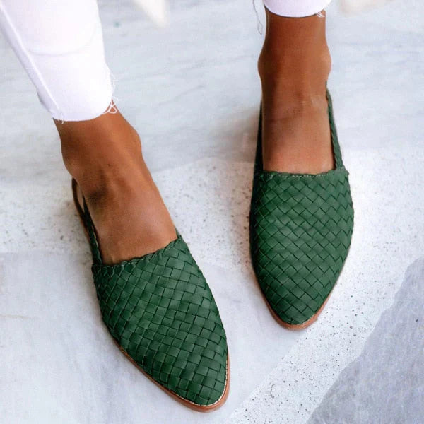 Valenzora | Braided Women's Sneakers - Comfortable and stylish flat shoes