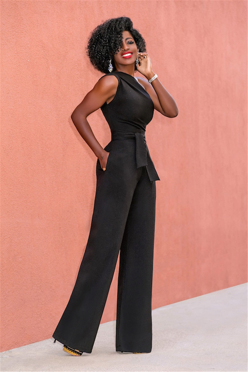Valenzora | One-Shoulder Jumpsuit Elegant and Modern