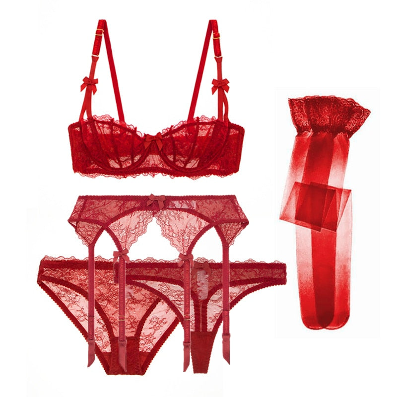 Valenzora | 5-piece lace lingerie set for elegance