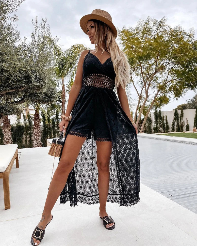 Valenzora | Jumpsuit with lace print