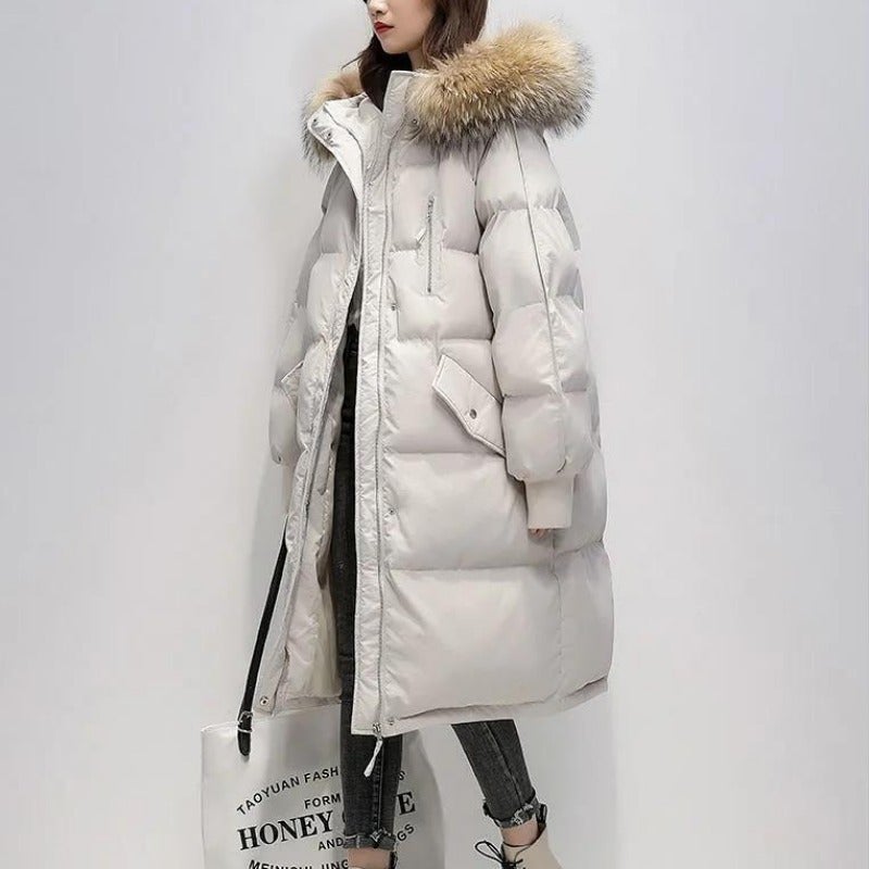 Valenzora | Damen-Winterjacke mit Fell