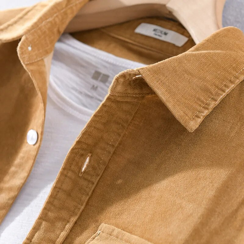 Valenzora | Langärmeliges Overshirt aus weichem Denim