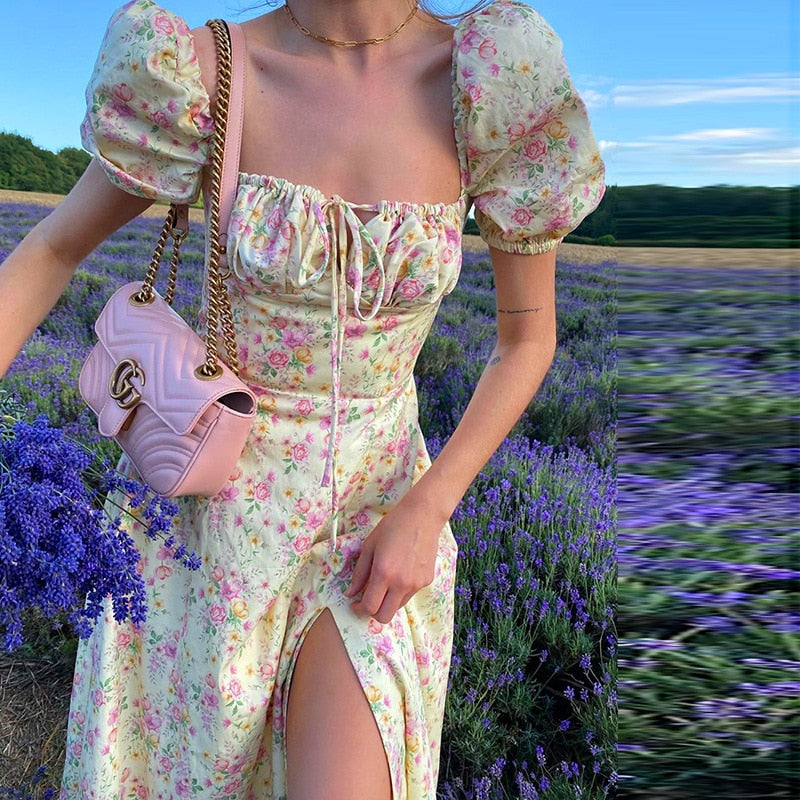 Valenzora - Vintage dress with bow