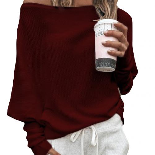 Valenzora Pullover | Trendiger, weicher Off-Shoulder-Pullover
